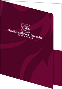 Image of SIU folder with branding